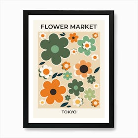 Flower Market Tokyo 01 Art Print