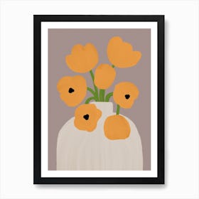 Yellow Flowers Art Print