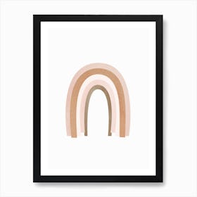 Terracotta Rainbow Art Print