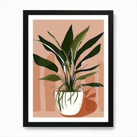 Plant In A Pot 55 Art Print