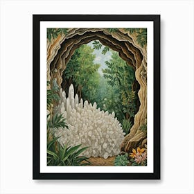 Cave Of Crystals Art Print