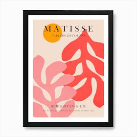 Floral matisse 5 Art Print