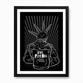 Sex Pistols Mood Style Art Print