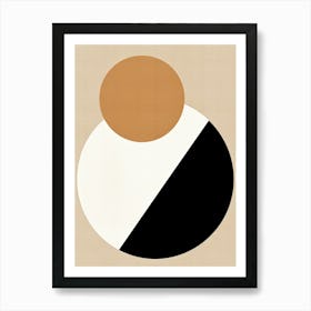 Bauhaus Reflections; Geometric Whispers Art Print