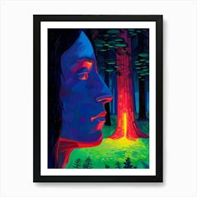 Forest Fire Art Print