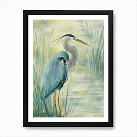 Great Blue Heron 1 Art Print