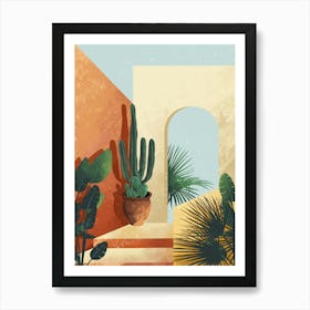 Cactus Garden 5 Art Print