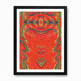 Psychedelic By Person Art Print