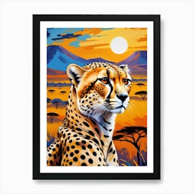 Cheetah 2 Art Print