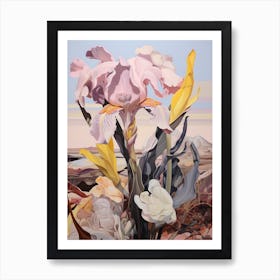 Iris 1 Flower Painting Art Print