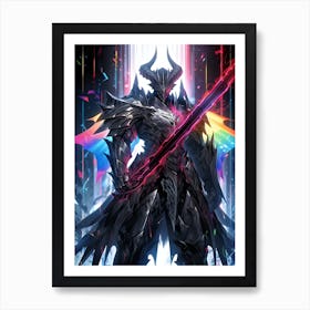 Demon Warrior 1 Art Print