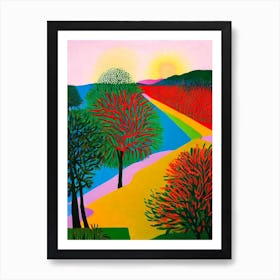 Yala National Park1 Sri Lanka Abstract Colourful Art Print