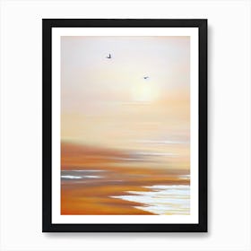 Kudle Beach, Karnataka, India Neutral 1 Art Print