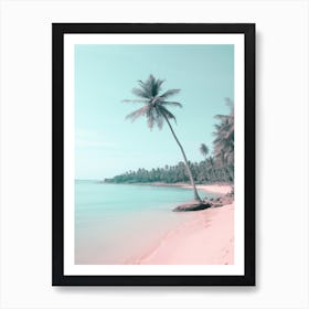 Koh Kood Beach Thailand Turquoise And Pink Tones 3 Art Print