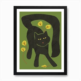 Cat Play Art Print