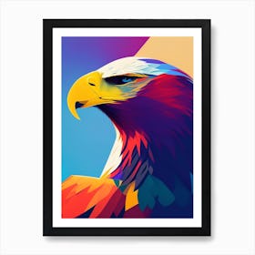 Bald Eagle Pop Matisse 2 Bird Art Print