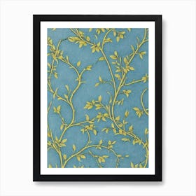 Yellow Poplar tree Vintage Botanical Art Print