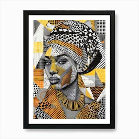 African Woman 86 Art Print