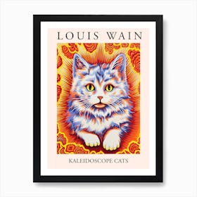 Louis Wain, Kaleidoscope Cats Poster 12 Art Print