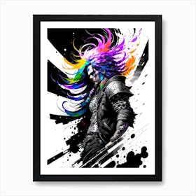 Rainbow Man 2 Art Print