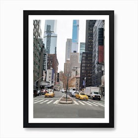 New York City Street Scene Art Print