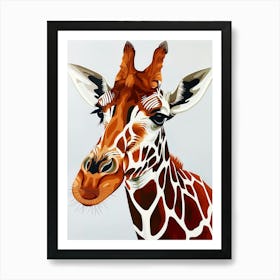 Giraffe 161 Art Print