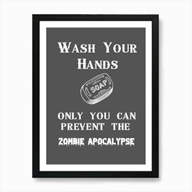 Zombie Apocalypse Art Print