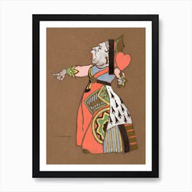 Queen Of Hearts (1915), Alice in Wonderland Art Print