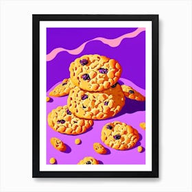 Oatmeal Raisin Cookies Dessert Pop Matisse 1 Flower Art Print