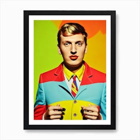 George Ezra Colourful Pop Art Art Print