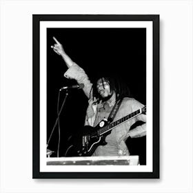 Bob Marley Performs In New York Art Print