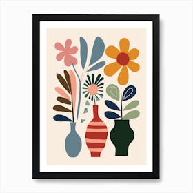 Flowers In Vases Art Print