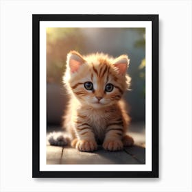 Cute Kitten 1 Art Print