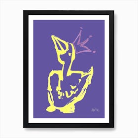 Queen Duck Art Print