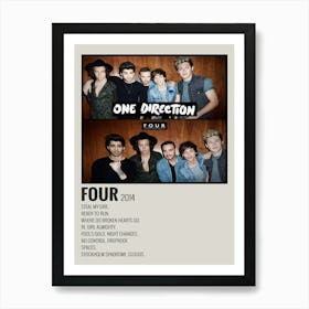 One Direction Four Four 2014 Poster 3 Art Print