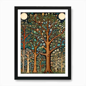 William Morris Tree Of Life 15 Art Print