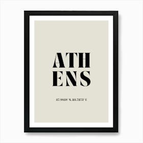 Neutral Athens Travel Affiche