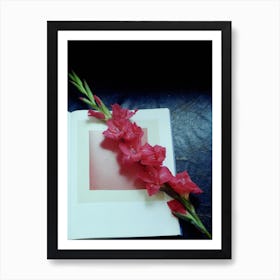Malewitsch And Flower Art Print
