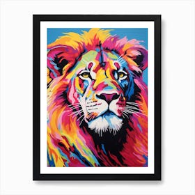 Lion Pop Art 1 Art Print
