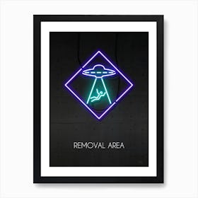 Removal Area Art Print