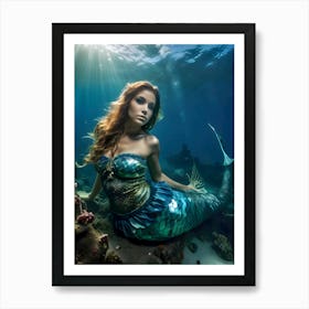 Mermaid-Reimagined 49 Art Print