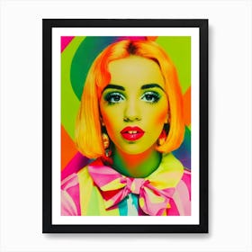 Melanie Martinez Colourful Pop Art Art Print
