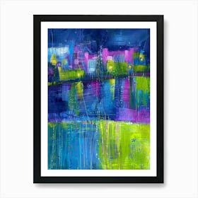 Night Cityscape Art Print