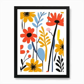 Floral Pattern 12 Art Print