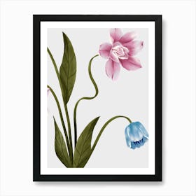 Watercolor Flowers 35 Art Print