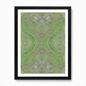 Abstract Green 1 Art Print