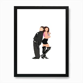 Couple In Tuxedos Art Print