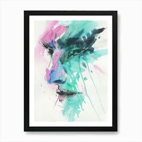 Portrait Of A Woman 634 Art Print