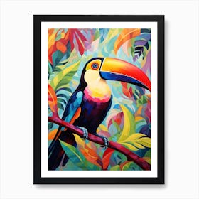 Colourful Toucan 3 Art Print