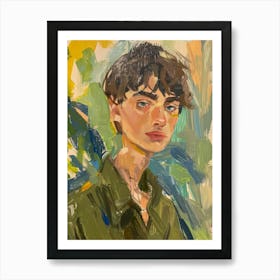 Portrait Of A Young Man 7 Art Print